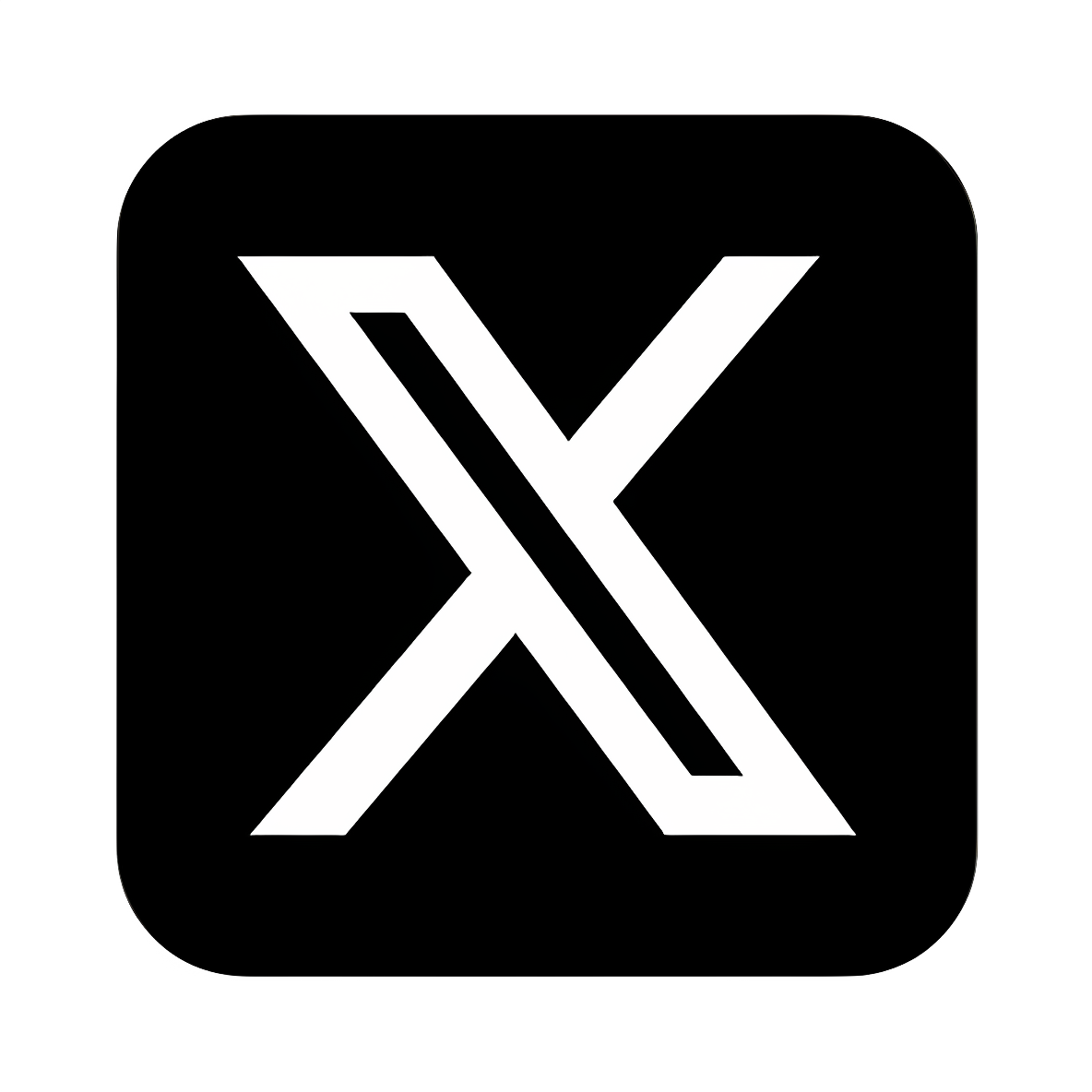 X (Twitter) icon